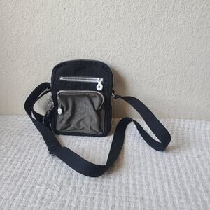 Kipling Black and Gray Crossbody Bag
